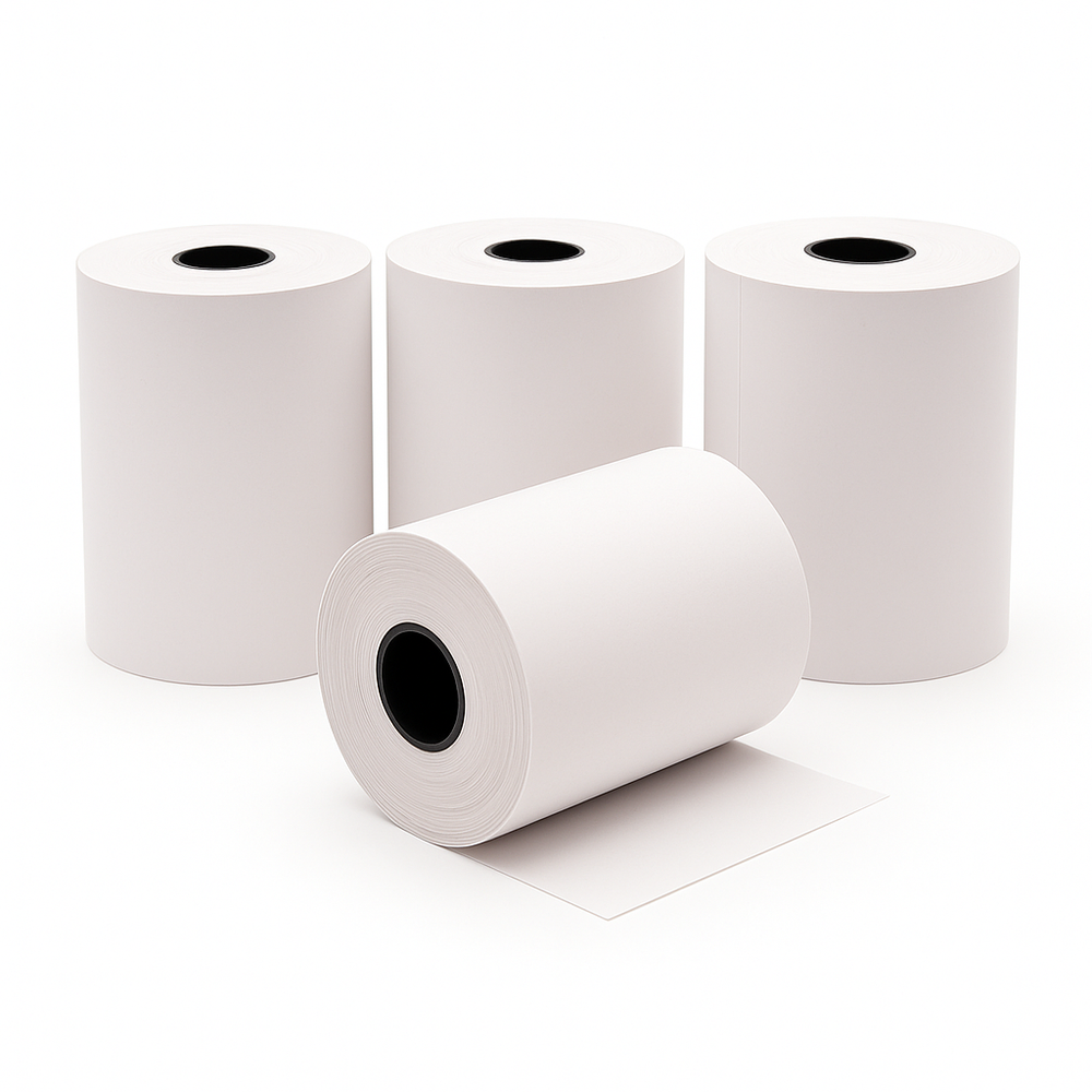 Thermal Paper Rolls for Billing Machines, Petrol Pump, Hotel and Shopping Mall ( 50 GSM ) - Pack of 100