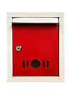 Letter Box for Home, Office, Hospital, petrolpump, Multi use with Key Lock, (Red & White)