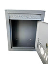 Letter Box for Home, Office, Hospital, petrolpump, Multi use with Key Lock, (Grey)