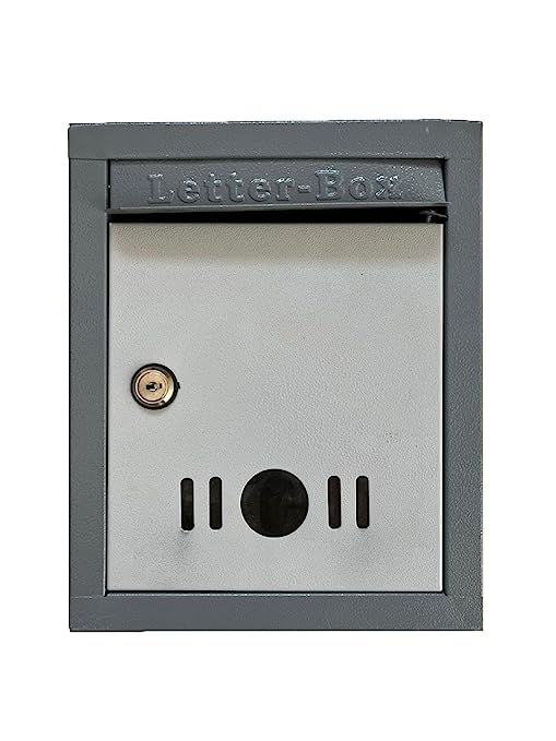 Letter Box for Home, Office, Hospital, petrolpump, Multi use with Key Lock, (Grey)