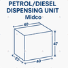 Petroleum Dispenser Unit Rain Cover