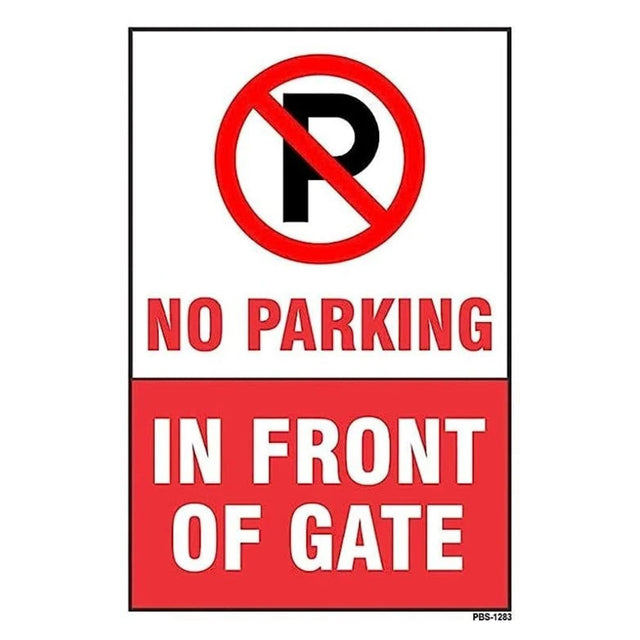 No Parking Sign Self Adhesive Vinyl Stickers
