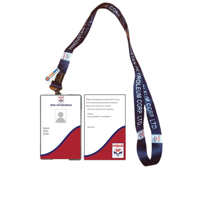 HPCL PVC Employee Card  with Plastic Covering